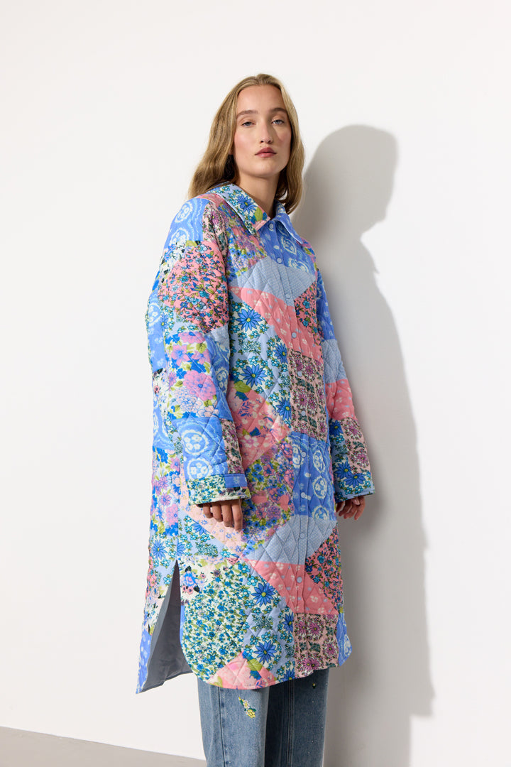 HUNKØN Una Coat Coats Patchwork