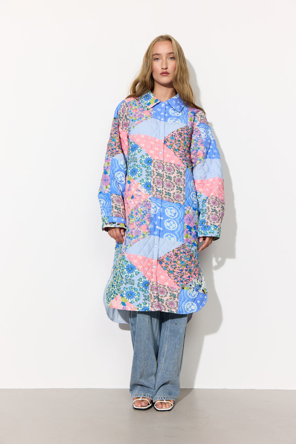 HUNKØN Una Coat Coats Patchwork