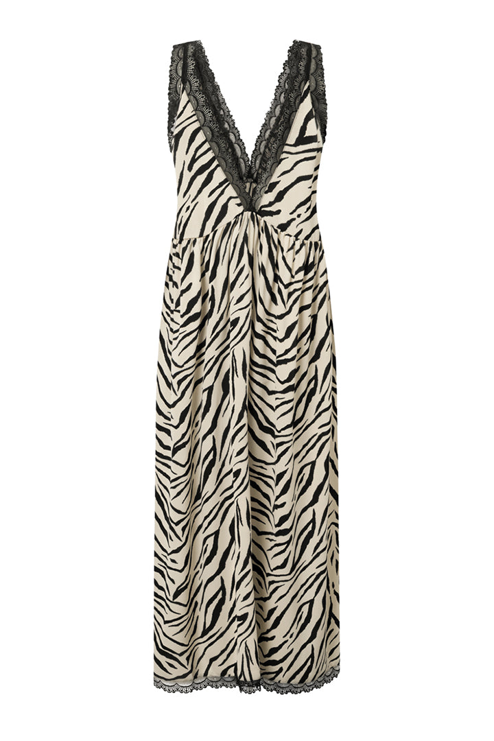 HUNKØN Vavara Oversized Dress Dresses Zebra Striped