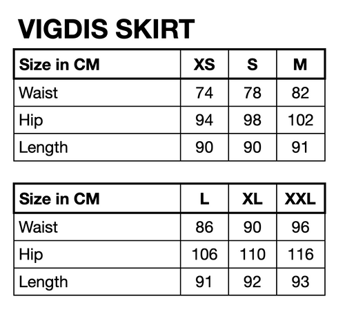 HUNKØN Vigdis Skirt Skirts Light Denim