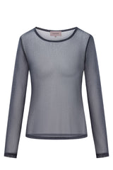 HUNKØN Zion Blouse Blouses Steel Grey