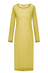 HUNKØN Zion Dress Dresses Golden lime