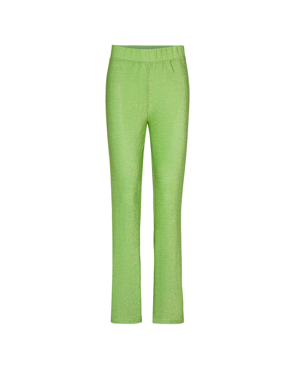 HUNKØN Cattia Trousers Trousers Apple Green Glitter